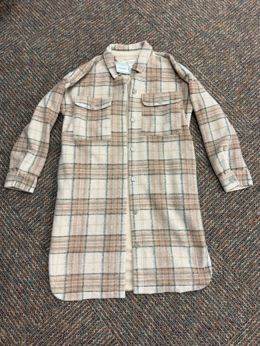 Saltwater Luxe Nolin Plaid Jacket NWT